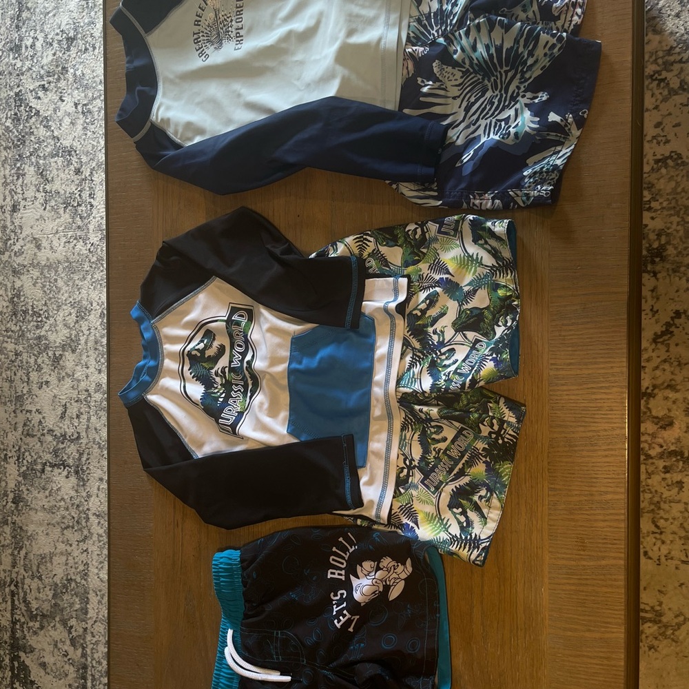 Kids' Graphic Swimwear Set